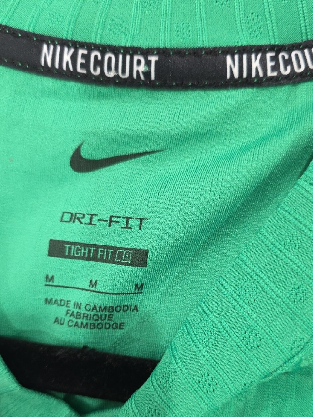 Nike Green Athletic Tank Dress with White Swoosh - Picture 4 of 5